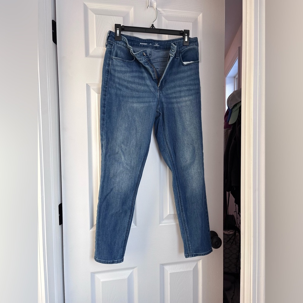 Old Navy 8 Short- High Rise Wow Skinny Blue Denim Jeans